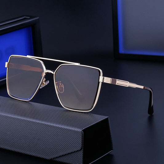 Men's Outdoor Fashion Metal Square Sunglasses