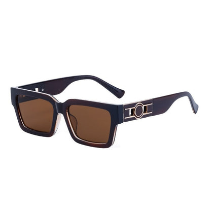 Fashion Full Square Frame UV400 UV Protection Outdoor Sunglasses