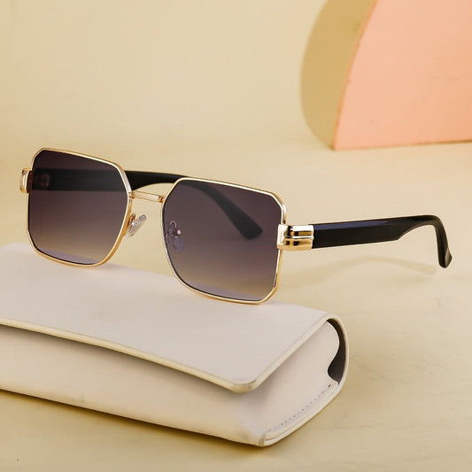 Fashion Square Full Frame UV400 Sun Protection Outdoor Driving Sunglasses