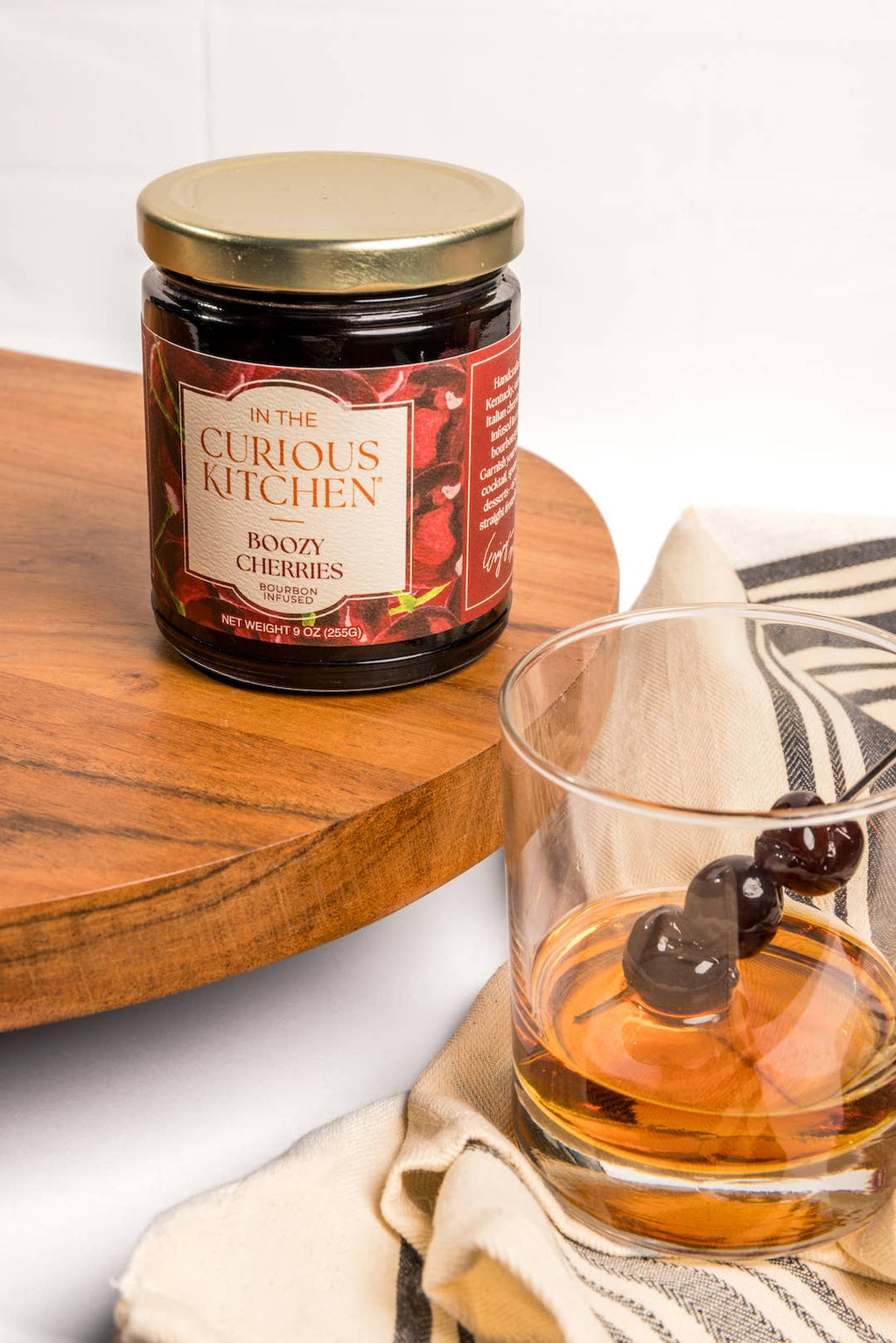 Cocktail Cherries 9 oz | Original Boozy Cocktail Cherries®