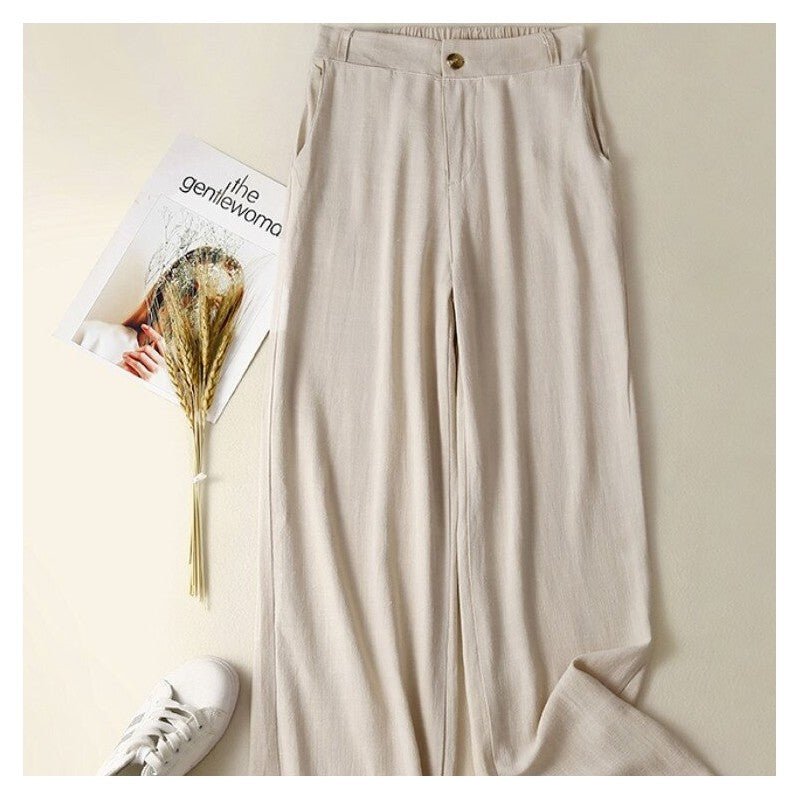 Flowy High-Waisted Wide-Leg Palazzo Pants