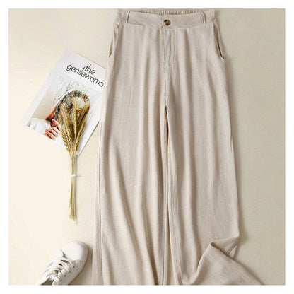 Flowy High-Waisted Wide-Leg Palazzo Pants