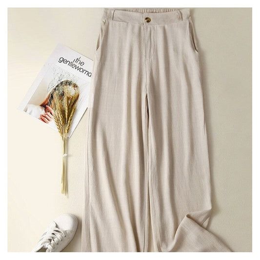 Flowy High-Waisted Wide-Leg Palazzo Pants