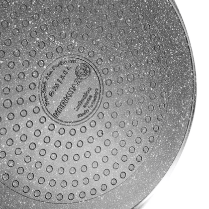 Korkmaz Ornella Aluminum 2.5L Non-Stick Low Casserole Dish with Lid
