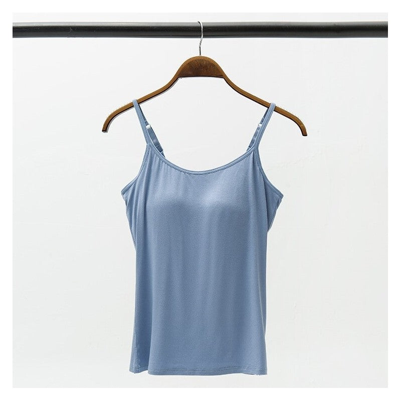 Padded Wireless One-Piece Bra Camisole