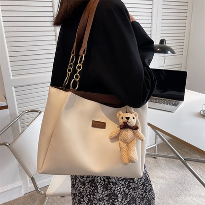 Versatile Shoulder Tote Bag with Large Capacity