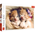 500 Piece Jigsaw Puzzles, Sleeping Kittens, Baby Animals, Pets, Cats, Adult Puzzles, Trefl 37271
