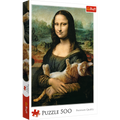 500 Piece Jigsaw Puzzles, Mona Lisa and a Purring Kitty, Da Vinci Puzzles, Art Puzzles, Adult Puzzles, Trefl 37294