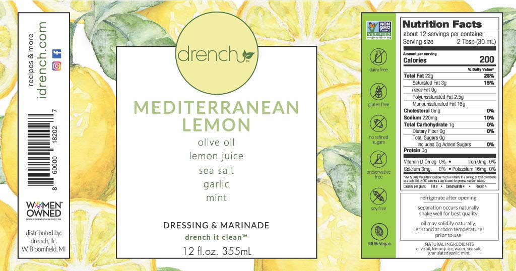 Mediterranean Lemon Dressing & Marinade