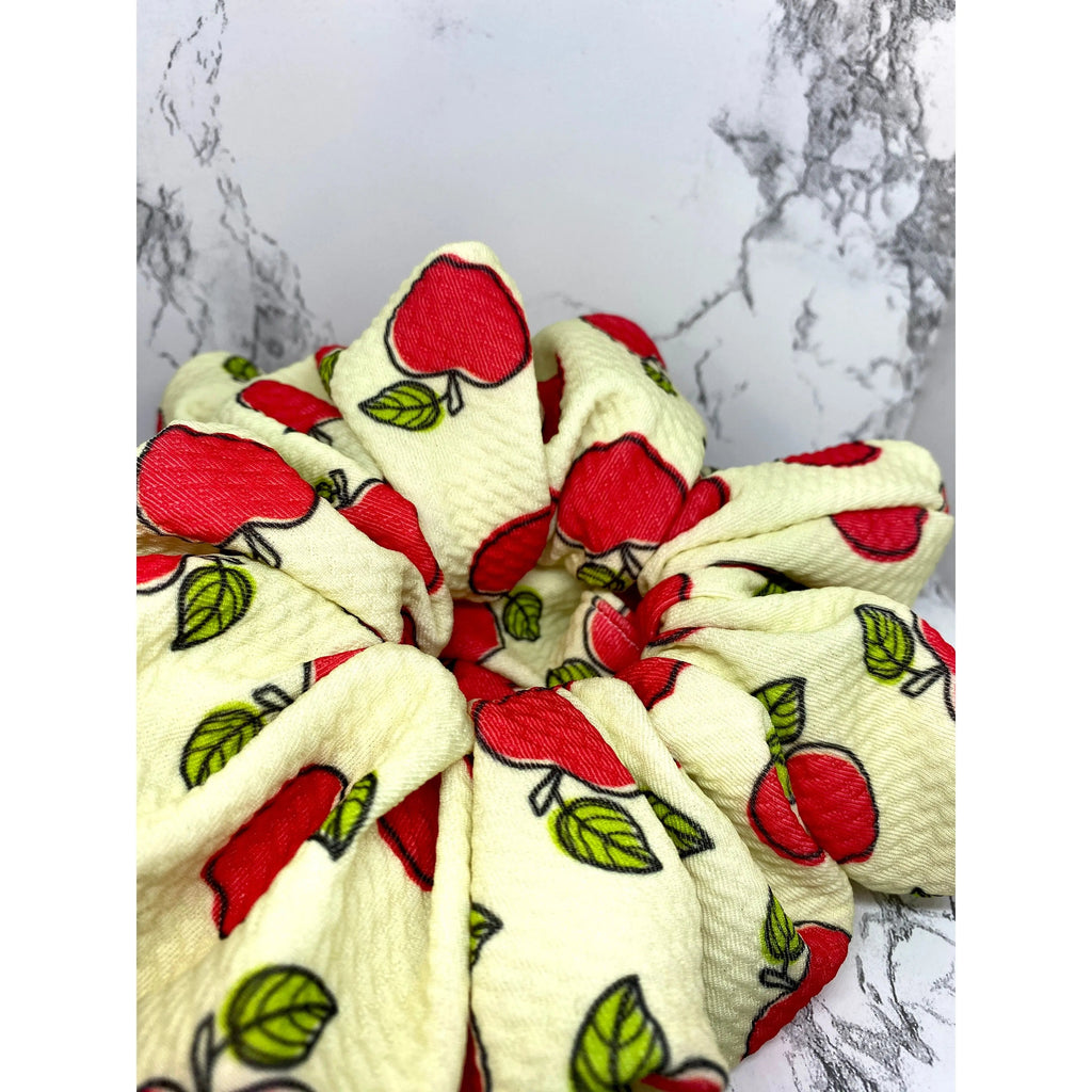 Yellow Apple Bullet Scrunchie