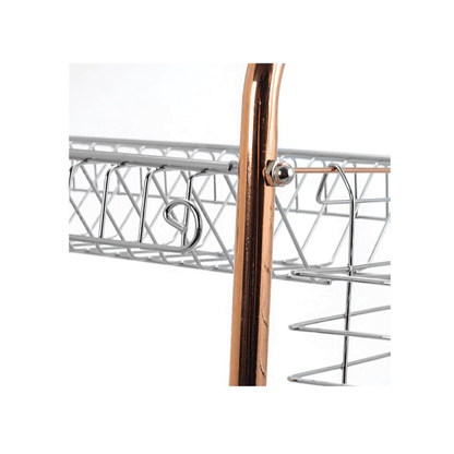 Better Chef 16" 2-Level Chrome-Plated R-Shaped Dish Rack