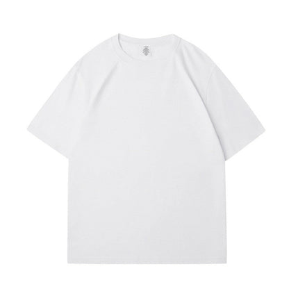 Solid Color Unisex Round Neck T-Shirt