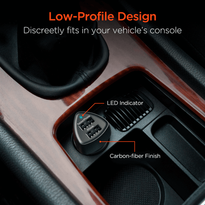 HyperGear SpeedBoost 12W USB + 5W USB Car Charger