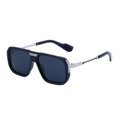 UV400 Sun Protection Retro Square Frame Outdoor Driving Eyewear Sunglasses