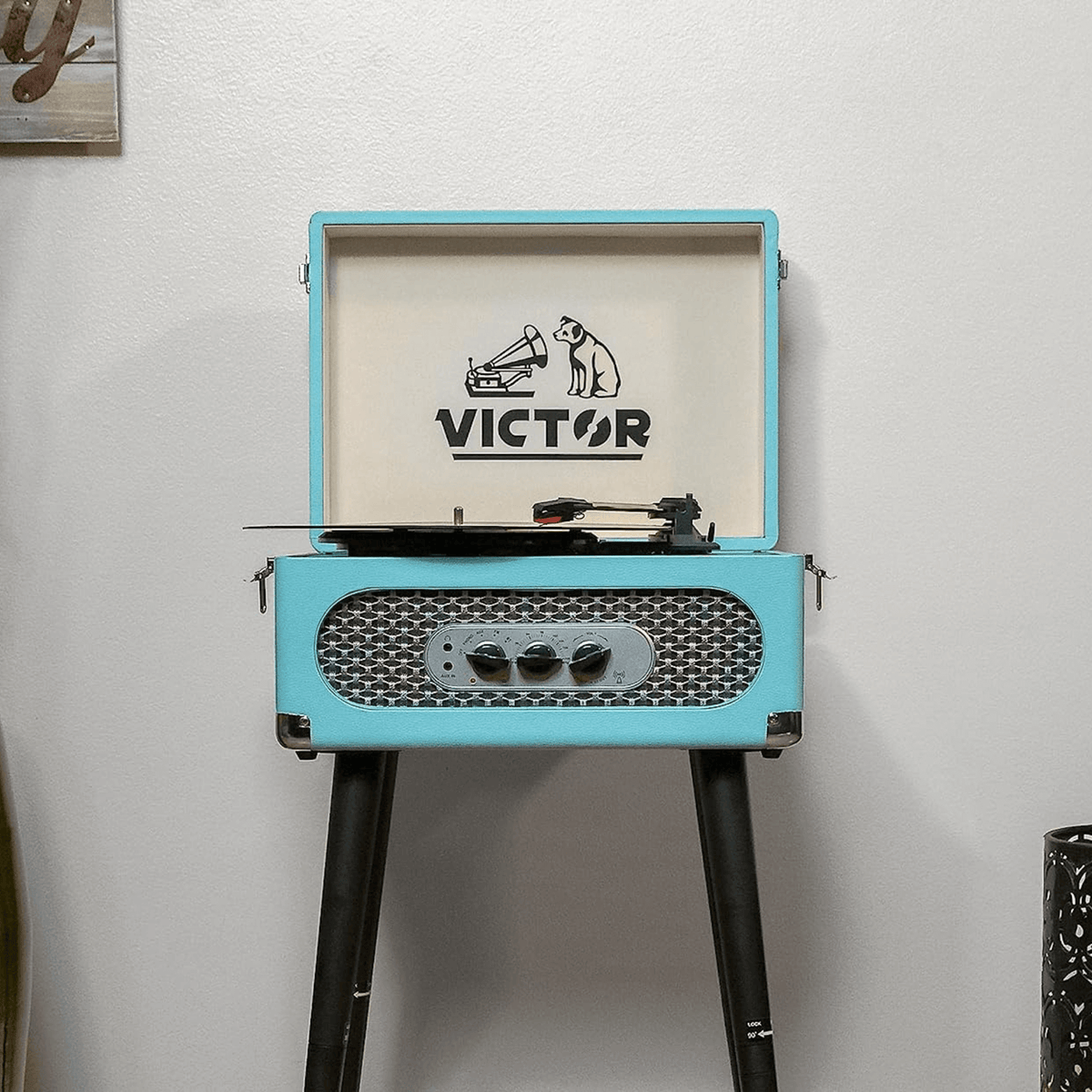 Victor Andover 5-in-1 Music Center Turquoise - Refurbished