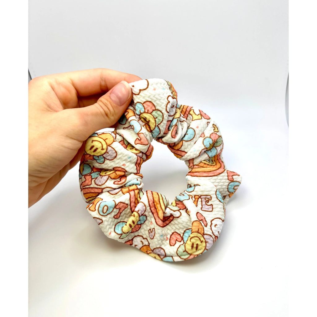 Mini Love is Love Pastel Bullet Scrunchie