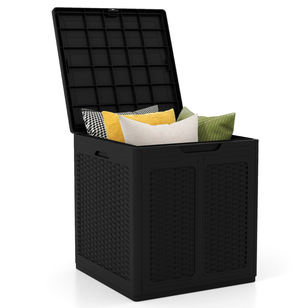 39 Gallon Deck Box with Lockable Lid - Weatherproof Storage