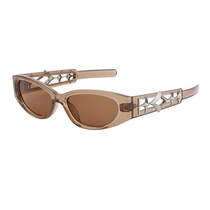 Unisex UV400 Full Oval Frame Outdoor Sport Cycling Eyewear Sunglasses