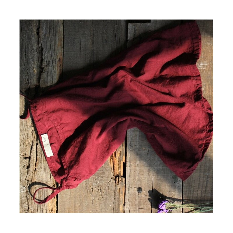 Solid Color Sleeveless Camisole Slip Dress