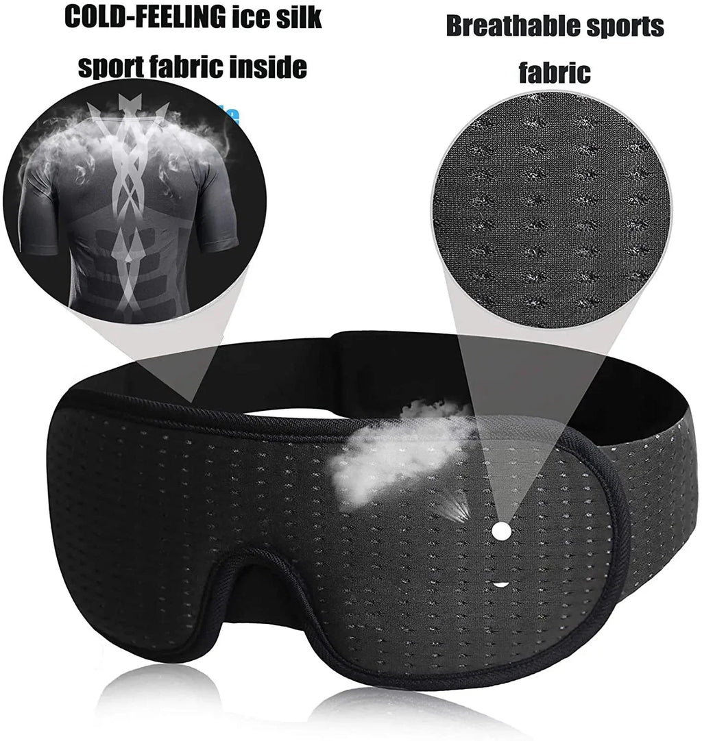 3D Sleep Eye Mask | Soft Padded Memory Foam Eyeshade