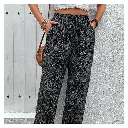 Stylish Printed Skinny Jeans for a Casual and Versatile Look