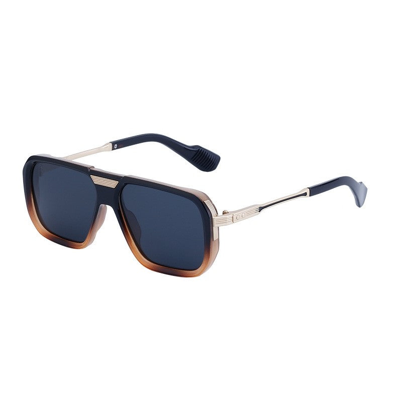 UV400 Sun Protection Retro Square Frame Outdoor Driving Eyewear Sunglasses