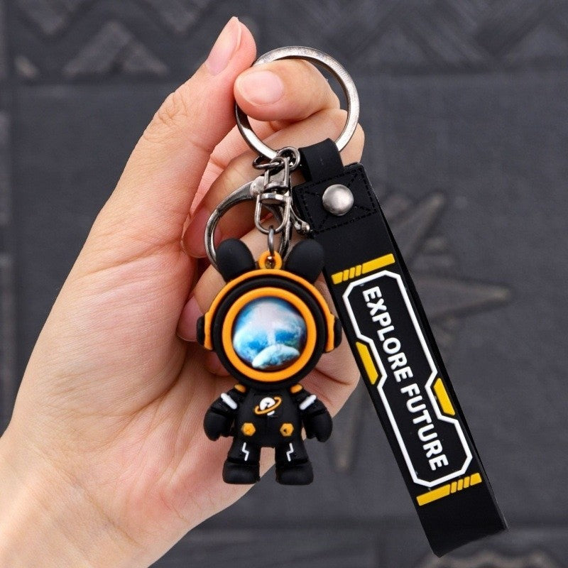 Space Explorer Astronaut Keychain - Unique Space-Themed Bag Charm