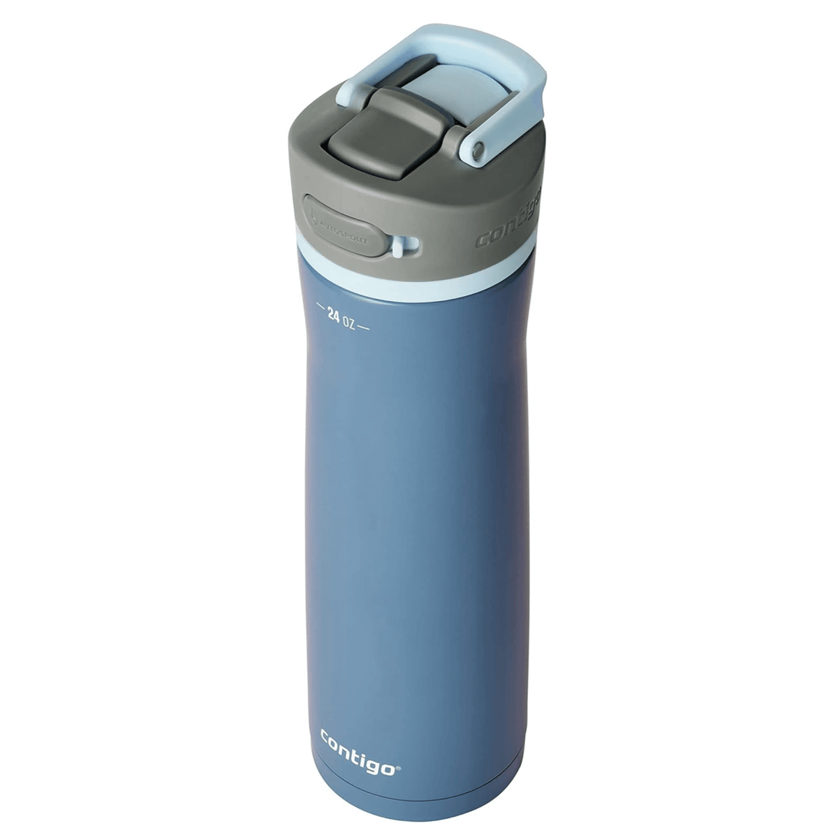 Contigo Wells Chill Stainless Steel 24oz Water Bottle with Autospout Straw Lid and Filter