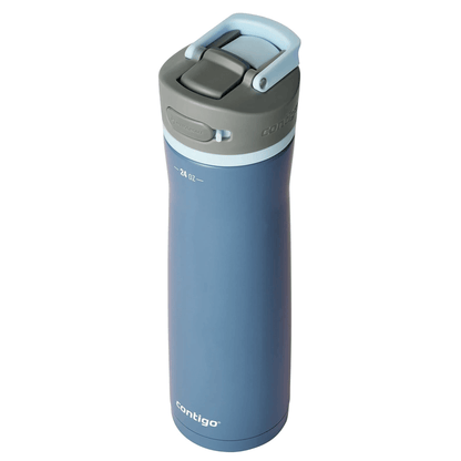 Contigo Wells Chill Stainless Steel 24oz Water Bottle with Autospout Straw Lid and Filter