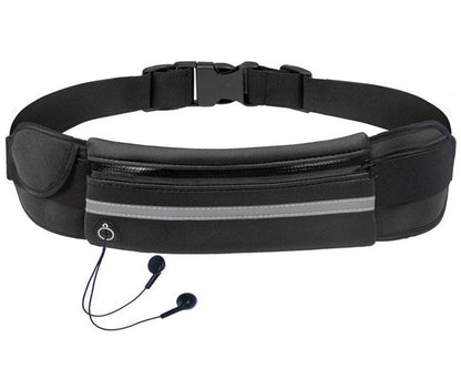 JupiterGear Sports Running Belt and Travel Fanny Pack for Jogging, Cycling and Outdoors with Water Resistant Pockets