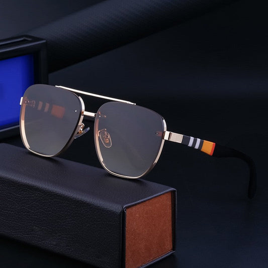 Fashion Trendy Rimless Square Sunglasses