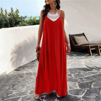 Chic Monochrome Strappy Dress