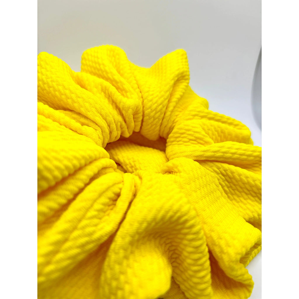 Yellow Bullet Scrunchie