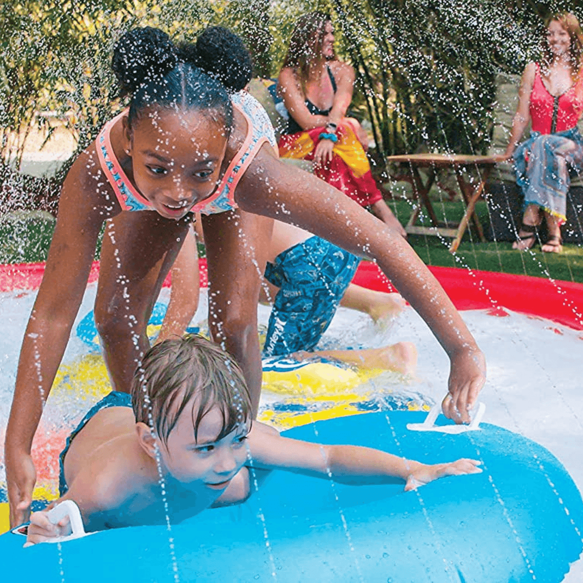 WOW Watersports Super Splash Pad 12' with Adjustable Sprinkler and Wading Pool