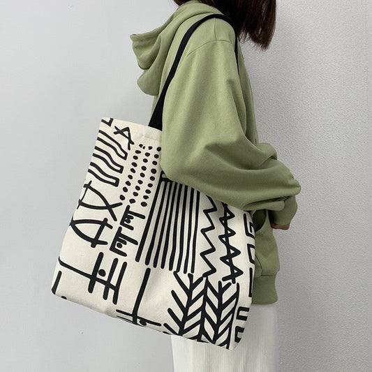 Large Capacity Canvas Shoulder Bag