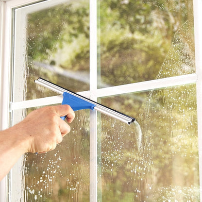 Ettore All-Purpose Rubber Window Squeegee - Streak-Free Cleaning