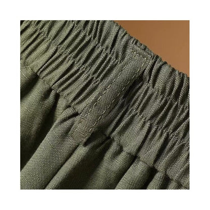 Sleek High-Waisted Wide-Leg Cropped Trousers