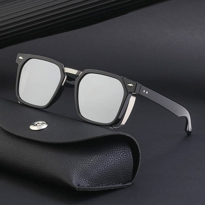 Retro Steampunk Square Sunglasses Fashion