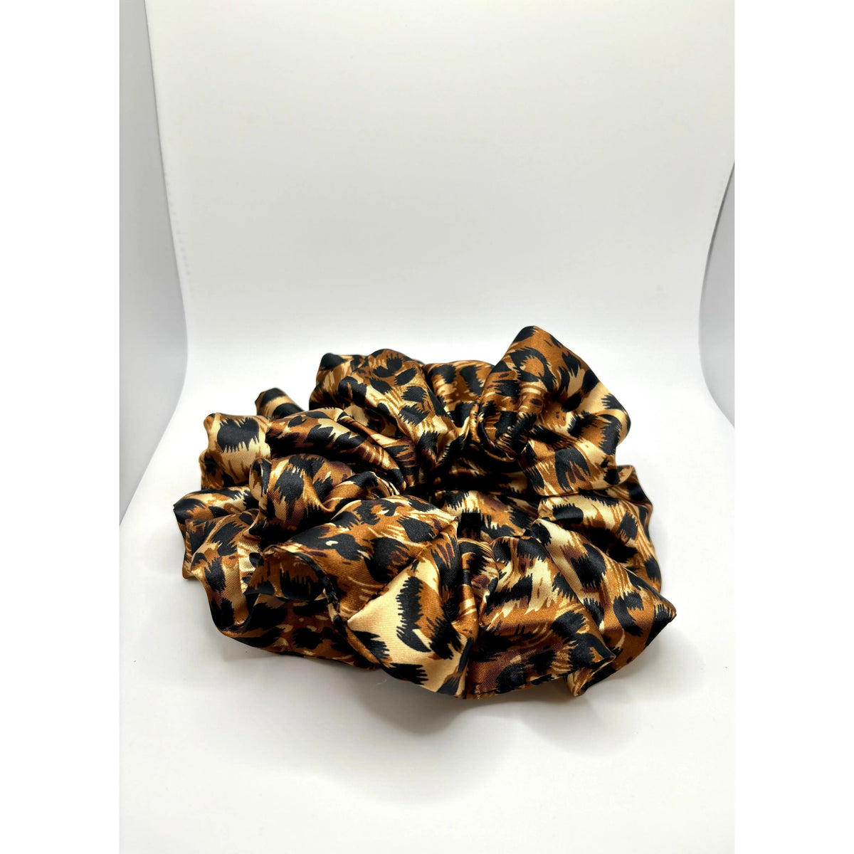 Cheetah Silk Scrunchie