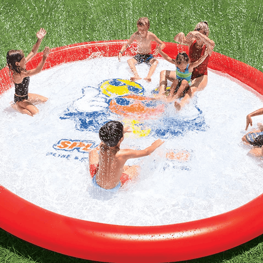 WOW Watersports Super Splash Pad 12' with Adjustable Sprinkler and Wading Pool