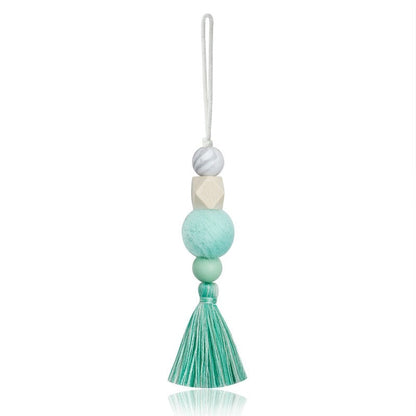 Unique Handcrafted Cotton Tassel Car Charm