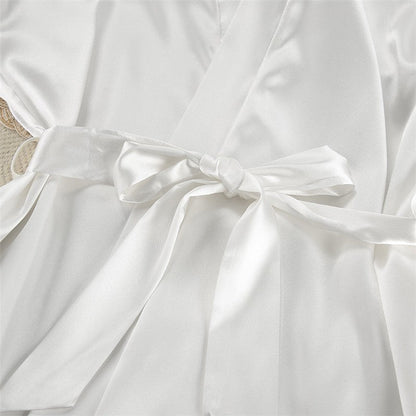 Long Sleeve Robe and Long Pants Pajama Set