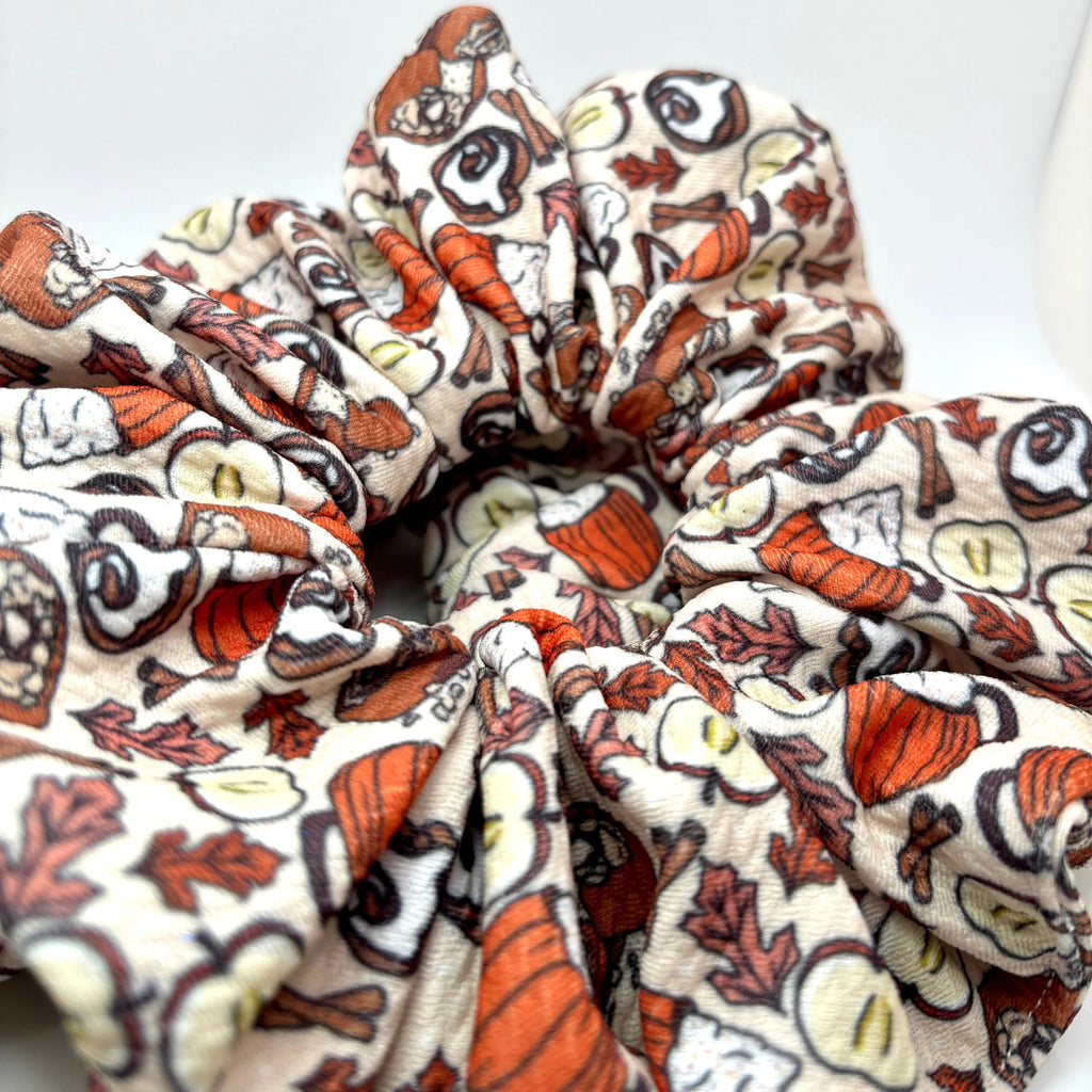 Cinnamon Spice Fall Bullet Scrunchie
