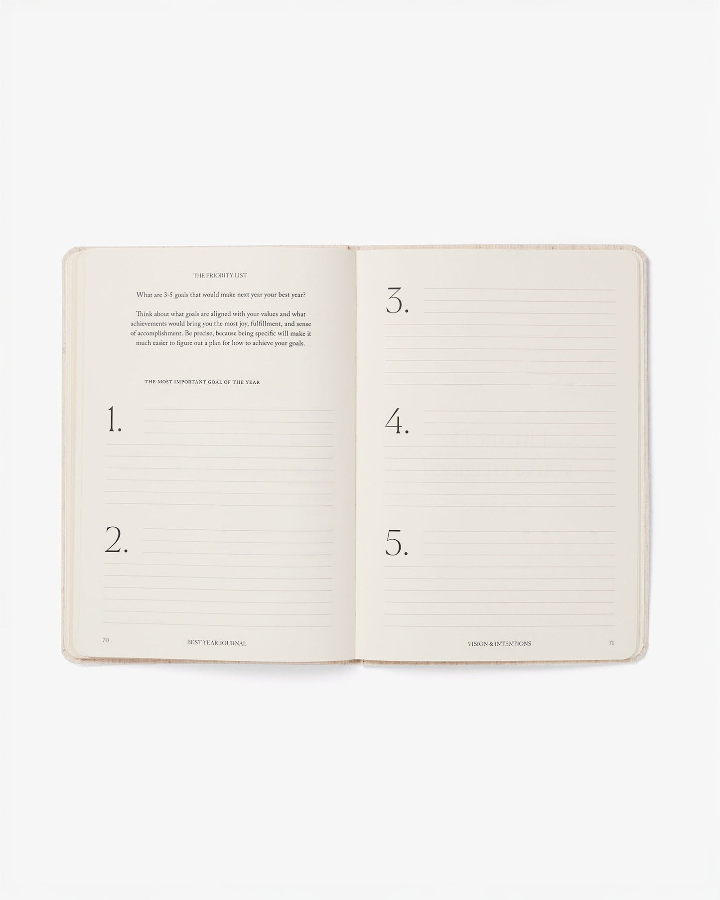 Best Year Journal Essential - Oat