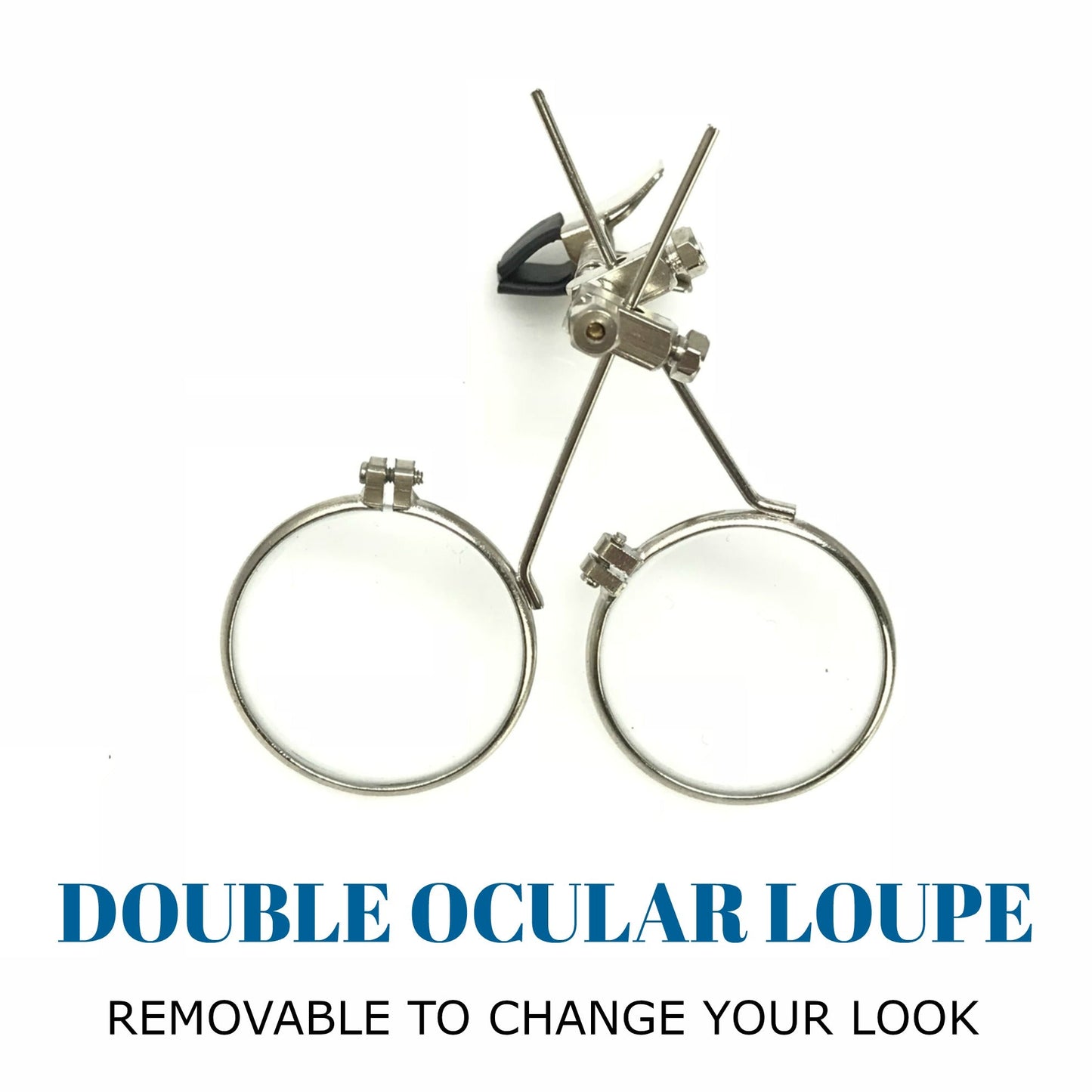 Steampunk Monocle Goggles with Loupe – Victorian Eyepatch Airship Captain Cosplay - black, blue, clear, green, red lenses