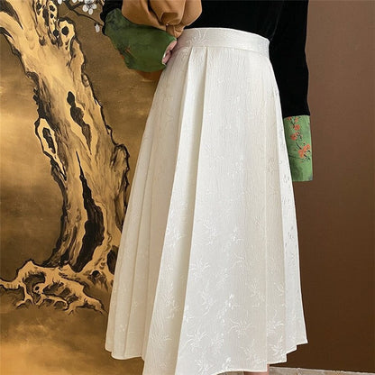 Jacquard Horse Pattern Skirt