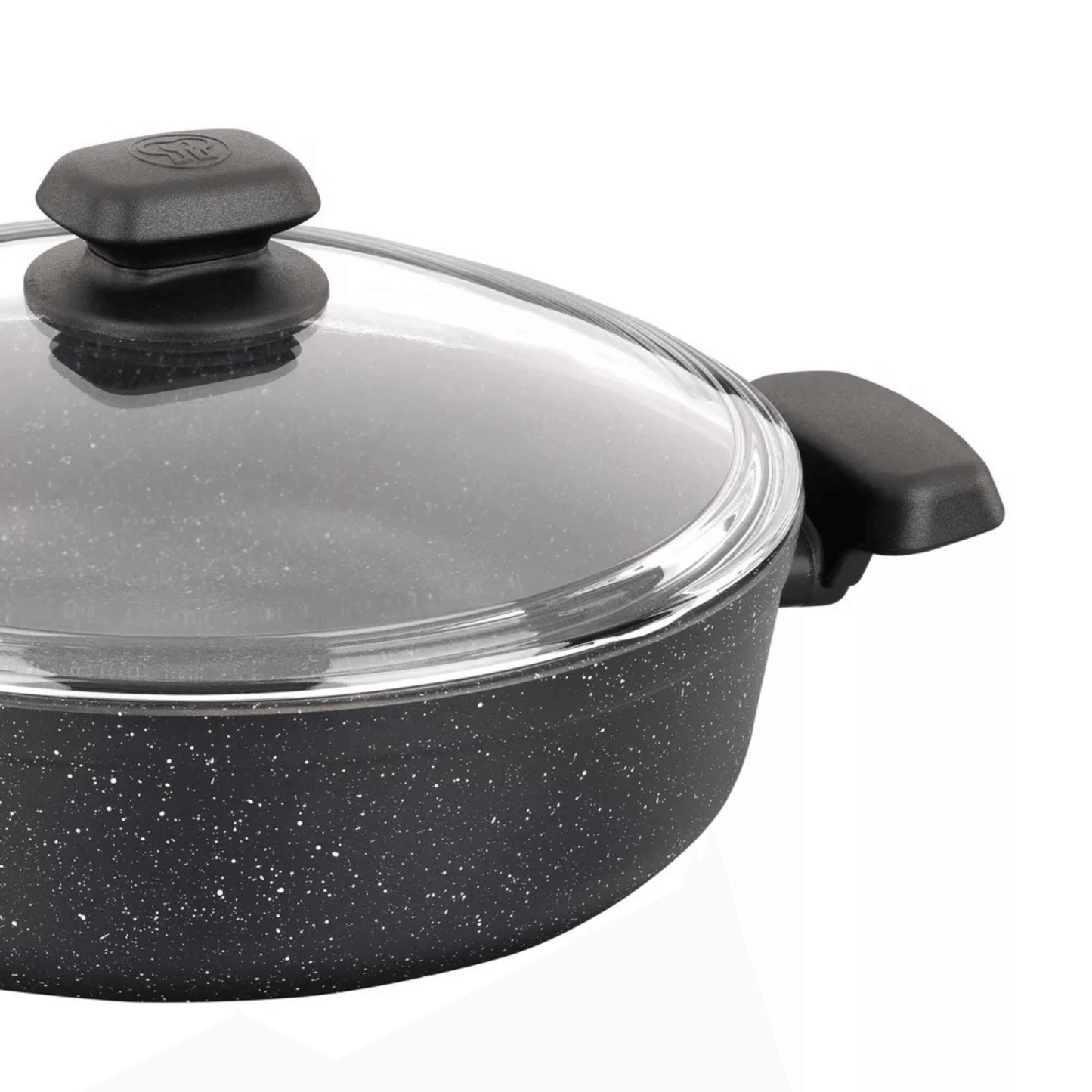 Korkmaz Ornella Aluminum 3.5L Non-Stick Low Casserole Dish with Lid