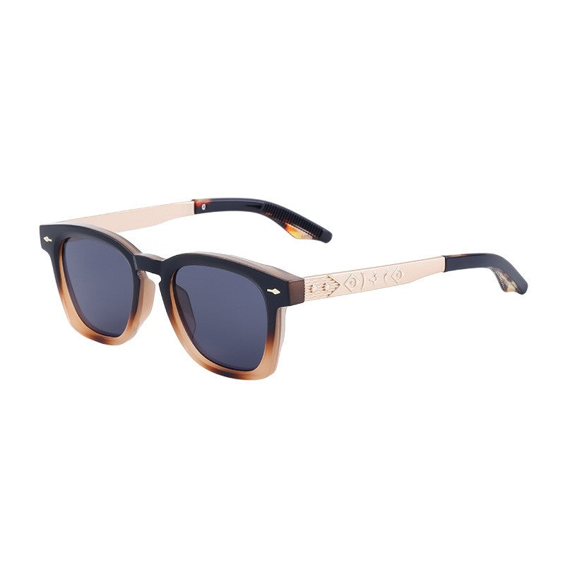 Men's Trendy Retro Box Sunglasses