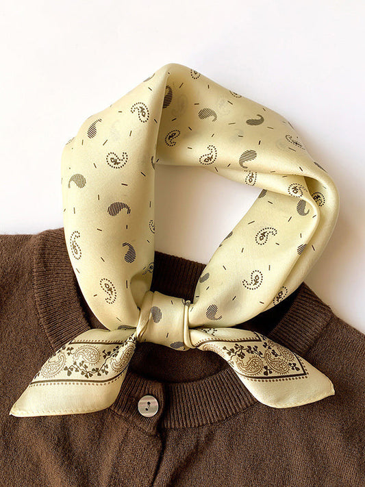 Square Geometric Printed Scarf