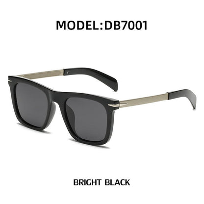 Men's Retro Square Polarized Sunglasses